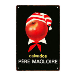 plaque publicitaire alimentaire calvados
