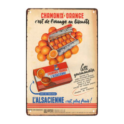 plaque publicitaire ancienne aliments