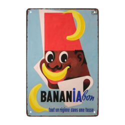 plaque publicitaire ancienne banania
