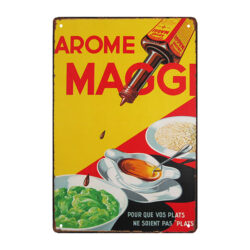 plaque publicitaire maggi