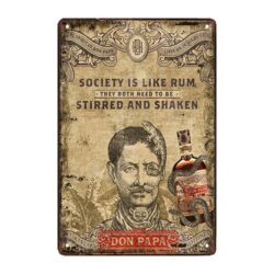 don papa plaque publicitaire