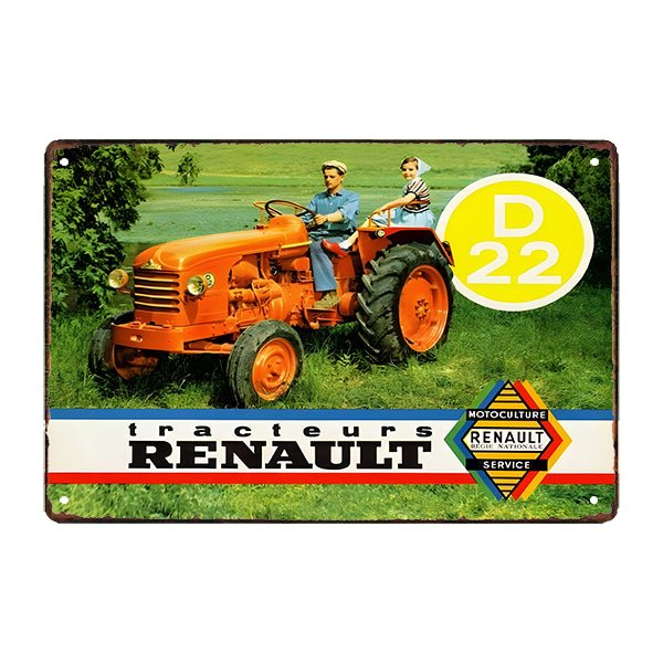plaque-metal-agricole-renault-d-22 plaque metal agricole renault d 22