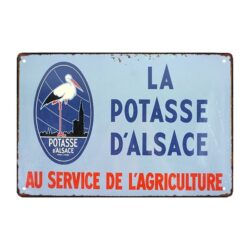 plaque métal alsace