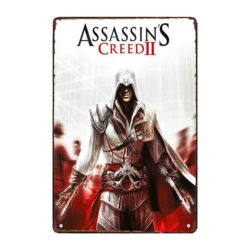 plaque métal assassin's creed