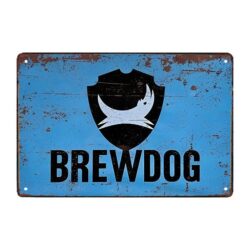 plaque métal brewdog