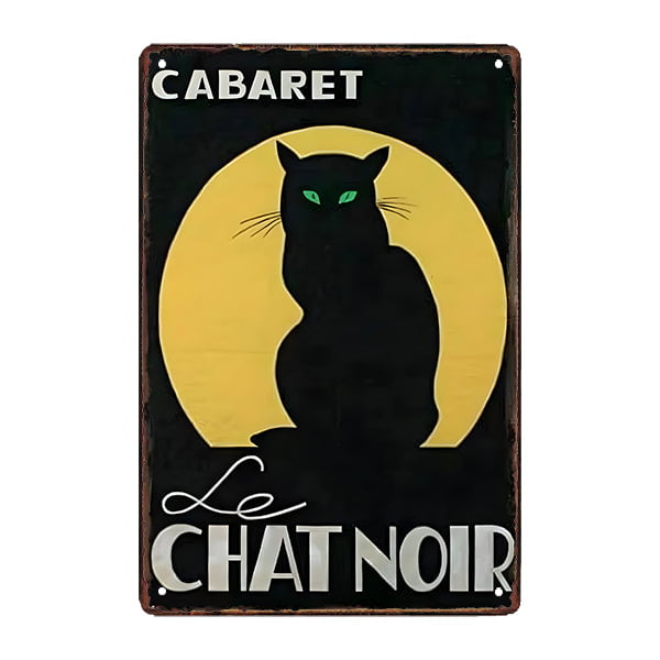 plaque-metal-cabaret-le-chat-noir plaque métal cabaret le chat noir