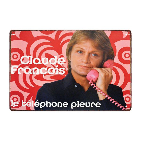 plaque-metal-claude-francois plaque métal claude francois