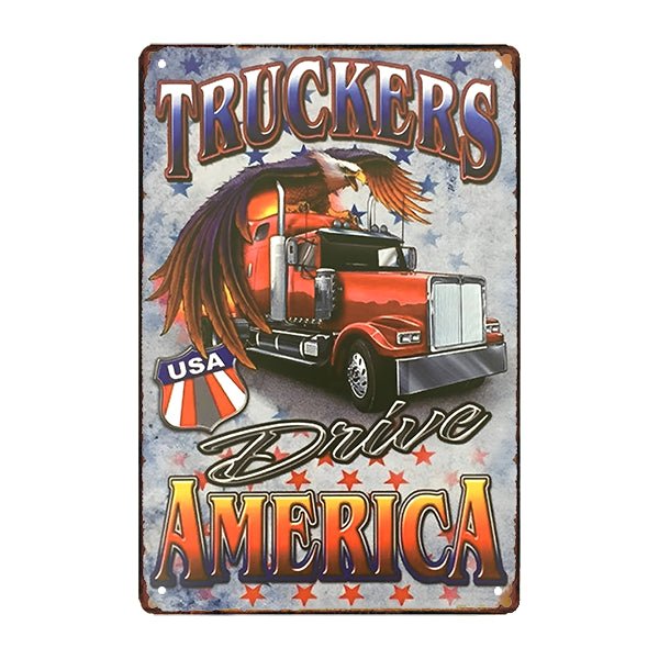 plaque-metal-deco-camion plaque métal déco camion