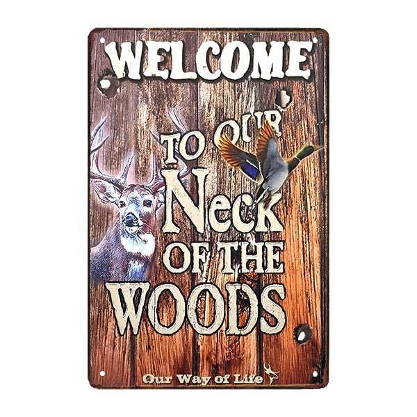 plaque-metal-deco-chasse plaque métal déco chasse
