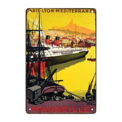 plaque métal déco marseille