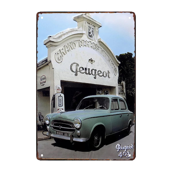 plaque-metal-deco-peugeot plaque métal déco peugeot