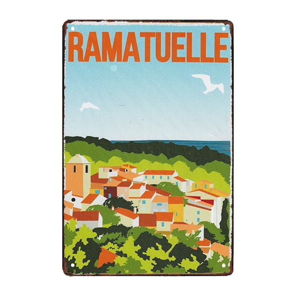 metal plate deco ramatuelle metal plate deco ramatuelle