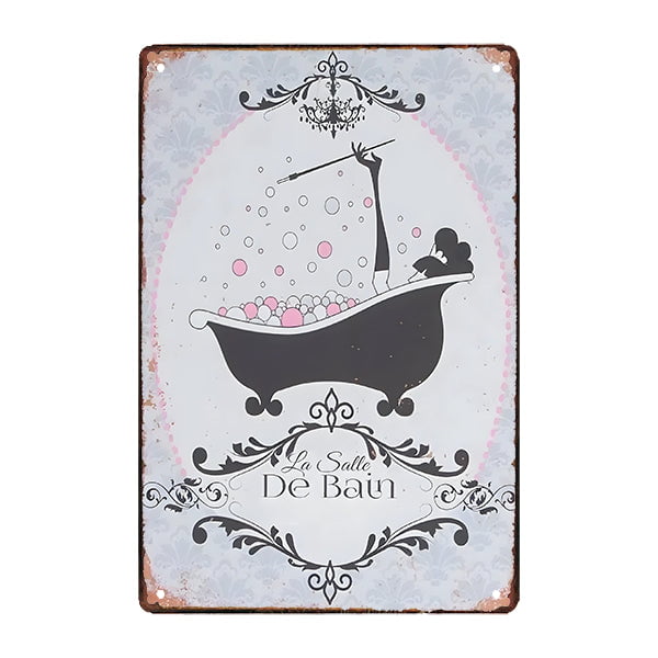 plaque-metal-deco-salle-bain plaque métal déco salle bain