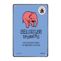 plaque métal delirium tremens