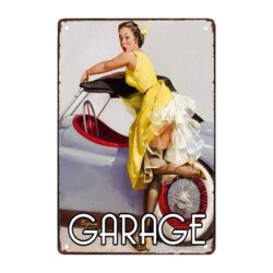 advertising plaque old garage sexy