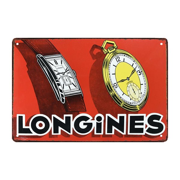 plaque-publicitaire-ancienne-longines plaque publicitaire ancienne longines