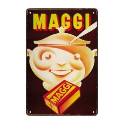 plaque publicitaire ancienne maggi