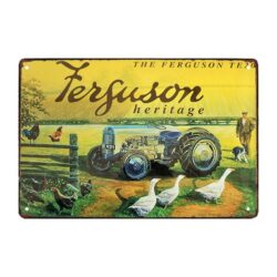 plaque publicitaire ancienne tracteur