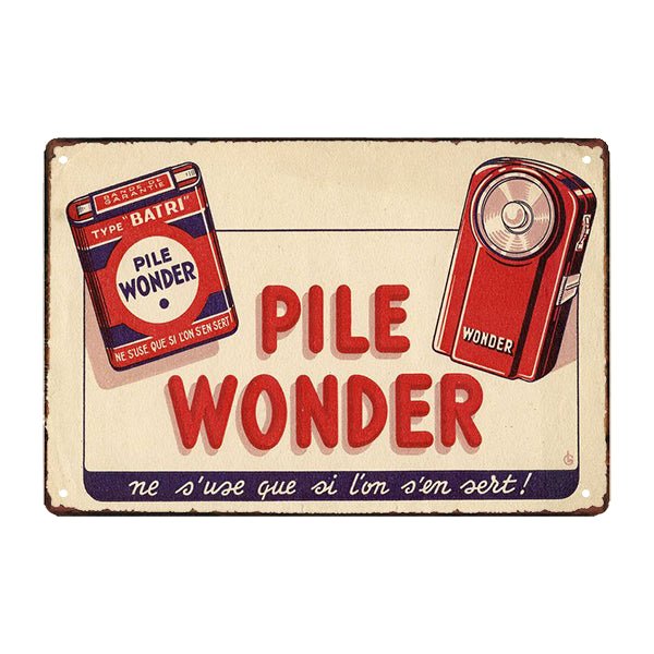 plaque-publicitaire-ancienne-wonder plaque publicitaire ancienne wonder