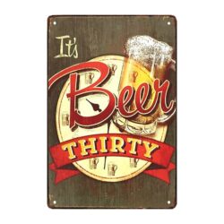 plaque publicitaire beer 30