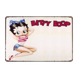 plaque publicitaire betty boop