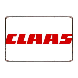 plaque publicitaire claas