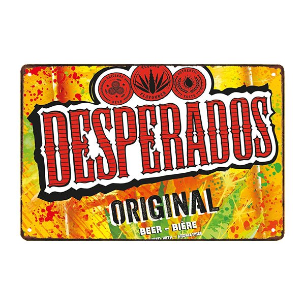 advertising plate desperados 1 advertising plate desperados 1
