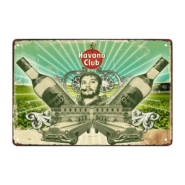 plaque-publicitaire-havana-club plaque publicitaire havana club