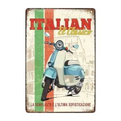 plaque publicitaire italie