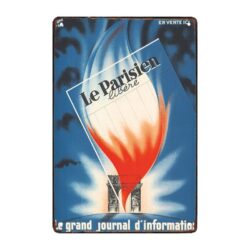 plaque publicitaire le parisien libéré