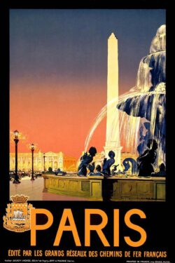 plaque publicitaire paris