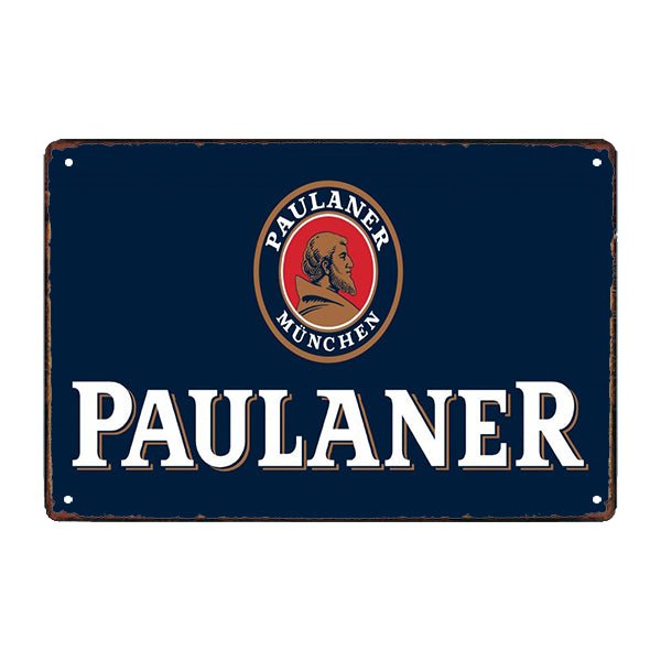 plaque-publicitaire-paulaner plaque publicitaire paulaner