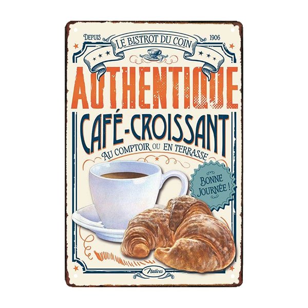 plaque-publicitaire-retro-boulangerie plaque publicitaire retro boulangerie