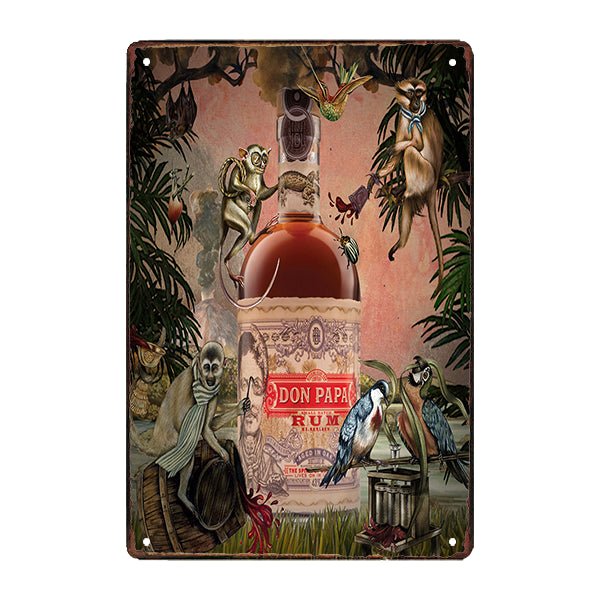 plaque-publicitaire-rhum-don-papa plaque publicitaire rhum don papa