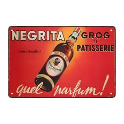 plaque publicitaire rhum negrita