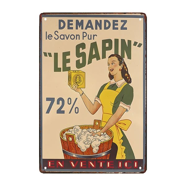 plaque-publicitaire-savon plaque publicitaire savon