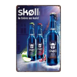 plaque publicitaire skoll