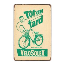 plaque publicitaire solex