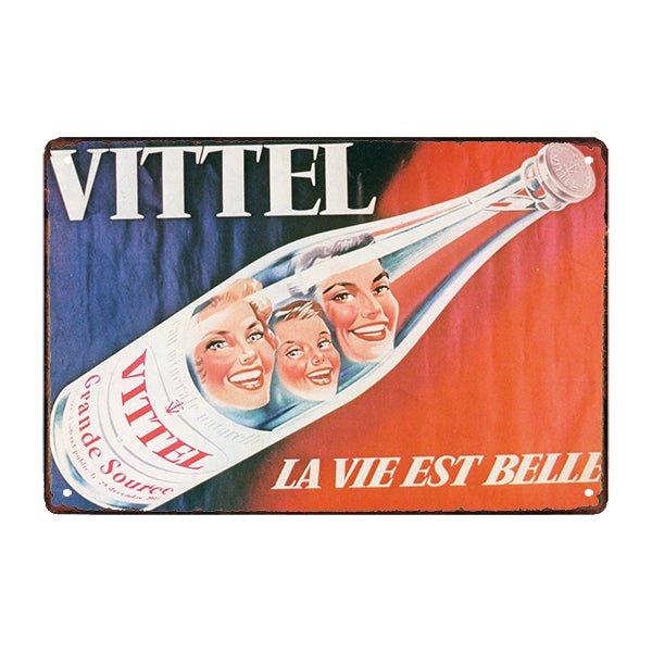 plaque-publicitaire-vittel plaque publicitaire vittel