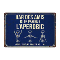 plaque métal humoristique