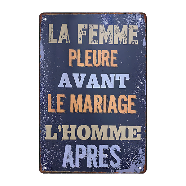 plaque-metal-humoristique-mariage plaque métal humoristique mariage