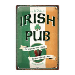 plaque métal irlande