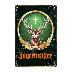 plaque métal jagermeister
