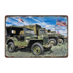 jeep metal plate