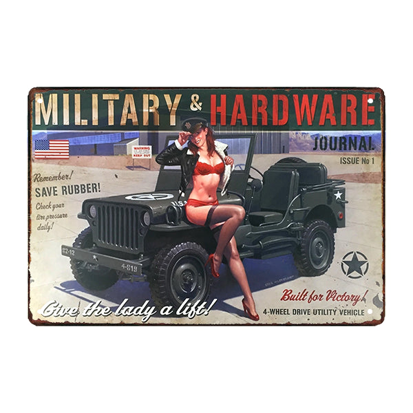 american jeep metal plate american jeep metal plate