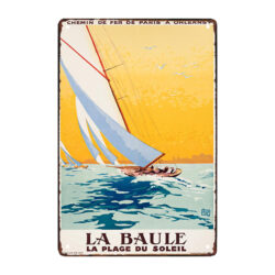 plaque métal la baule