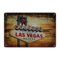 plaque métal las vegas