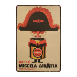 plaque métal Lavazza