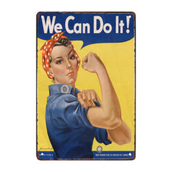 plaque métal we can do it