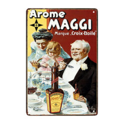 plaque métal maggi